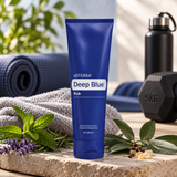 dōTERRA Deep Blue Rub Creme 120ml mit Hantel und Trainingsmatte | Sportpflege doTERRA
