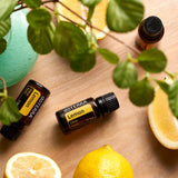 dōTERRA Ätherisches Zitronenöl 15ml mit Blättern für Wohlbefinden | doTERRA