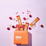 dōTERRA MetaPWR Advantage Kirsche – Sachets im Studioshooting, Variante 2 | doTERRA