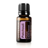 doterra Patchouli aetherisches Oel 15ml Flasche weisser Hintergrund | doTERRA