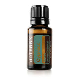 doterra Zypresse aetherisches Oel 15ml Flasche weisser Hintergrund | doTERRA